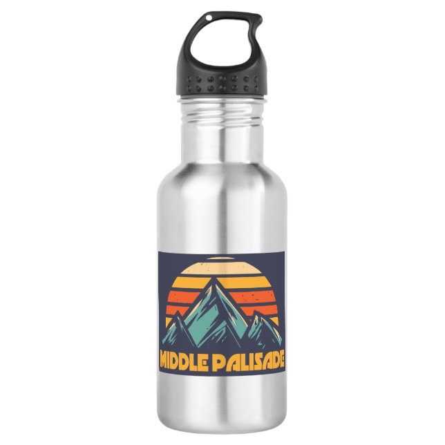 Botella De Agua Palisade Central California Retro Turquoise (Anverso)