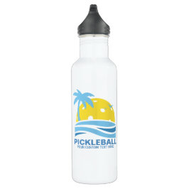 Botella De Agua Palm Tree Tropical De Baloncesto Salto Personaliza