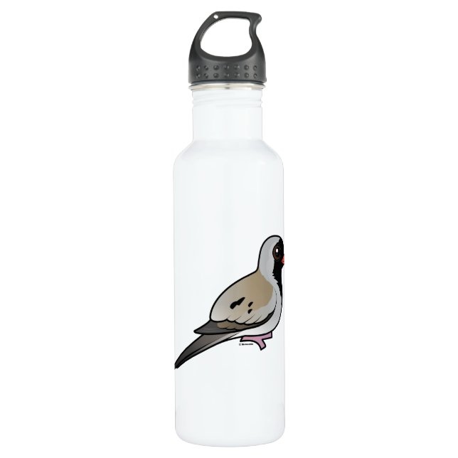Botella De Agua Paloma de Birdorable Namaqua (Anverso)