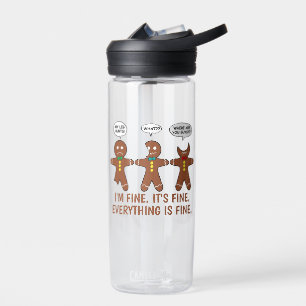 Botella De Agua Pan de jengibre Todo está bien CamelBak Eddy