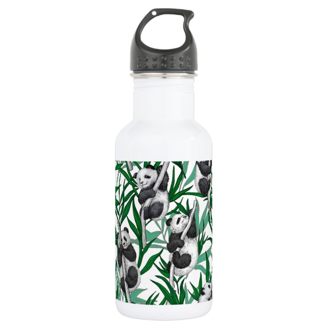 Botella De Agua Panda cubs on (Anverso)