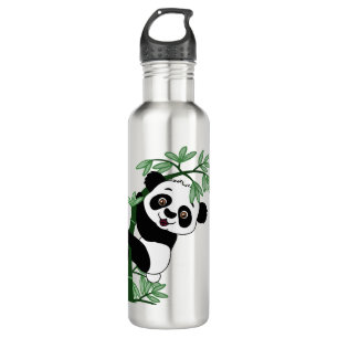 Botella De Agua Panda en bambú