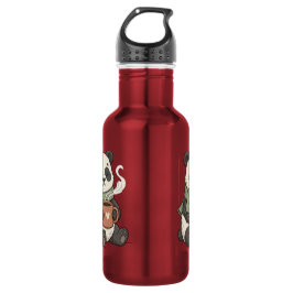 Botella De Agua Panda Mignon - Illustration Animal Café