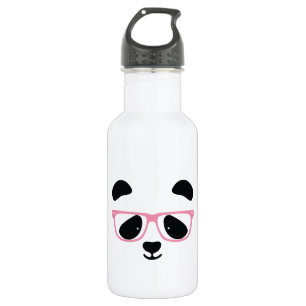 Botella De Agua Panda rosado