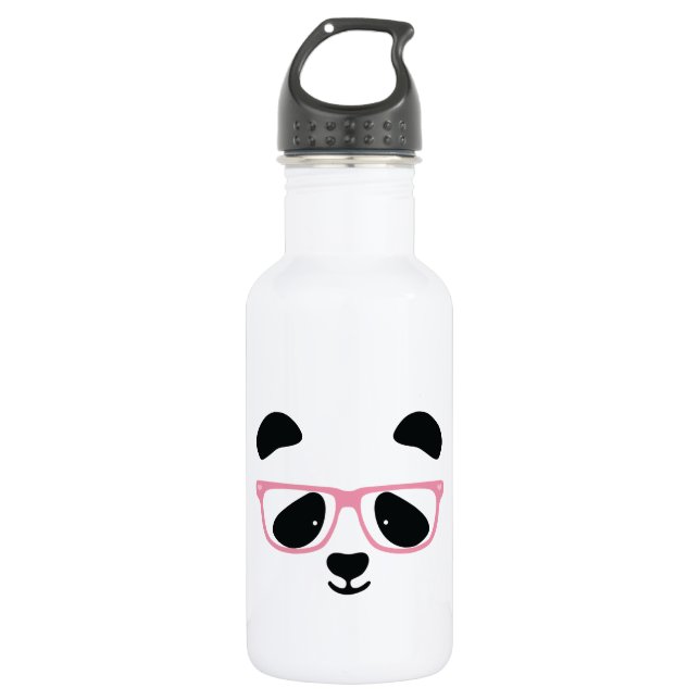 Botella De Agua Panda rosado (Anverso)