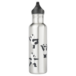 Botella De Agua Panda Yoga Water Bottle