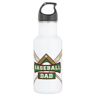 Botella De Agua Papá de béisbol 32 oz.
