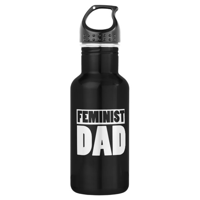 Botella De Agua Papá feminista (Anverso)