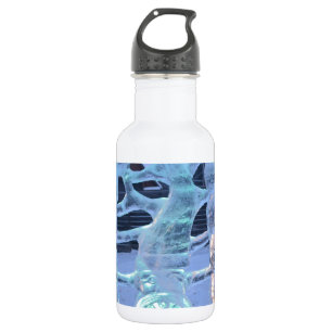 Botella De Agua Papá Noel Caras Divertidas Navidad Fiesta
