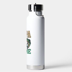 Botella De Agua Papa Pescar Es Mi Juego Diseño De Camiseta De Pesc