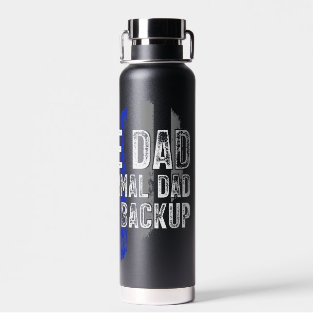 Botella De Agua Papá Policía (Atrás)