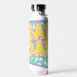 Botella De Agua Papá Retro Radical