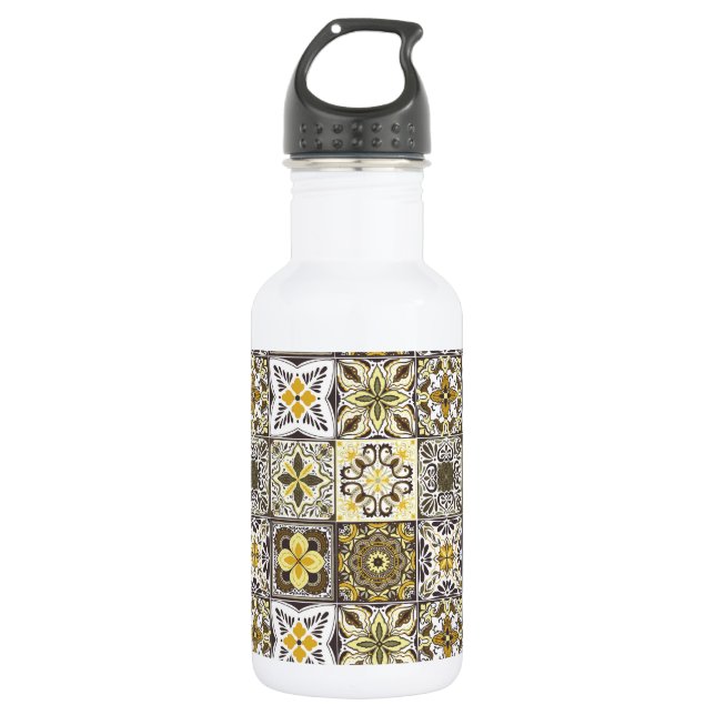 Botella De Agua Papel de fondo de escritorio contrastes/azulejos i (Anverso)