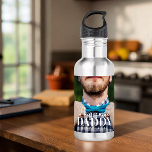 Botella De Agua Papi asombroso desde 20XX Sencilla Foto Elegante