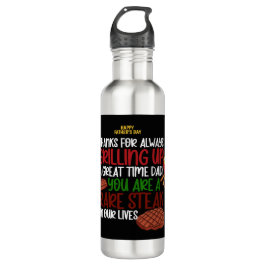 Botella De Agua Papi del Chef Funny Personalizado