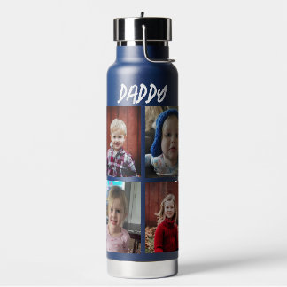 Botella De Agua Papi personalizado | Fotos infantiles