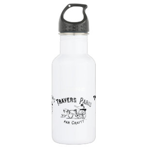 Botella De Agua Par Crafty París Coche de Caballos