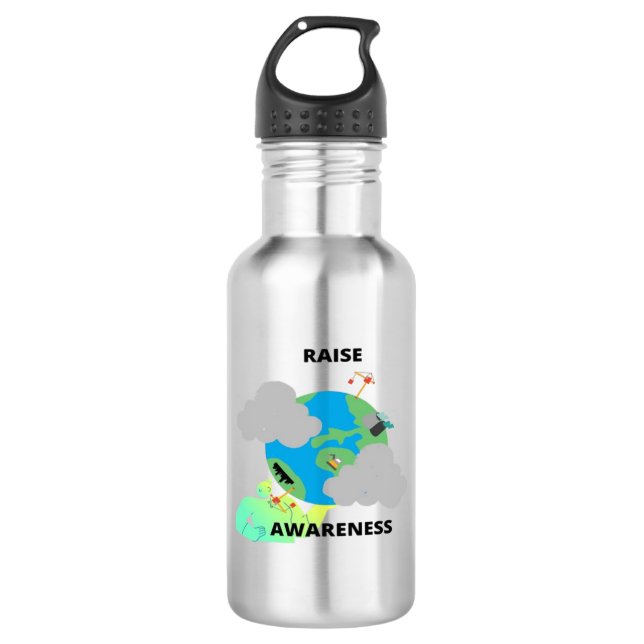 BOTELLA DE AGUA ¡PARA CREAR CONCIENCIA! (Anverso)