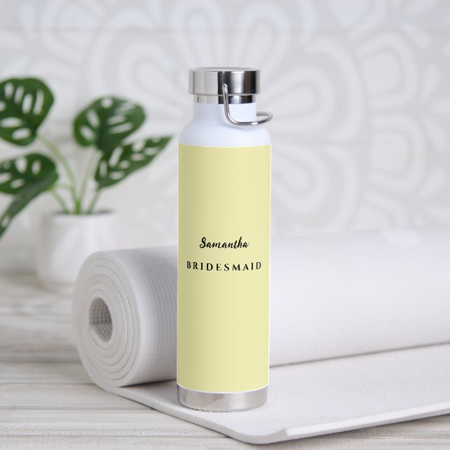 Botella de agua para dama de honor (Yoga)