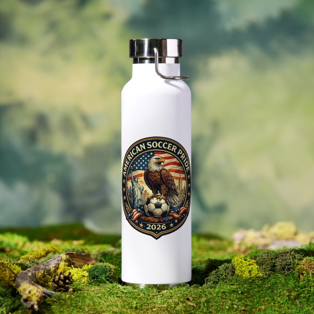 Botella de agua para deportes Eagle de orgullo del (Al aire libre (girado))