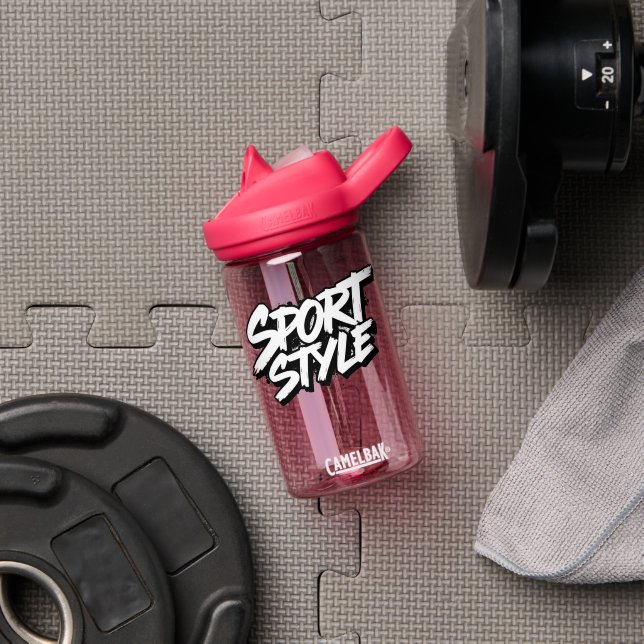 Botella de agua para Deportes Infantiles - Diseño  (Gimnasio (girado))