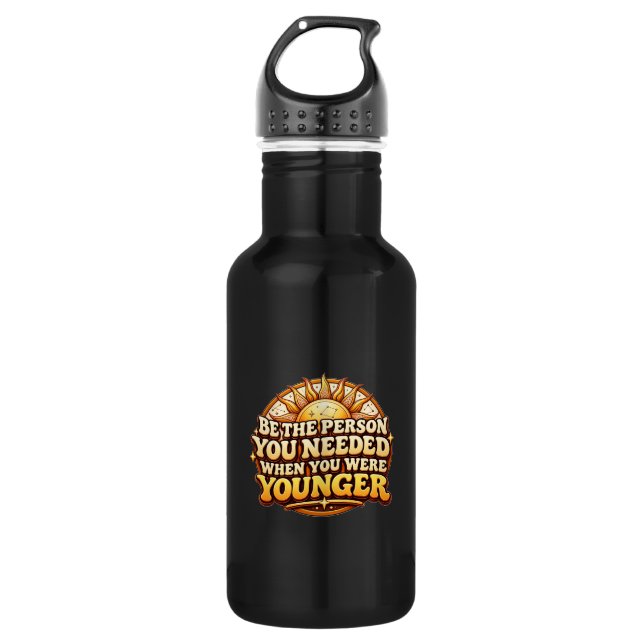 Botella de agua para deportes retro (Anverso)