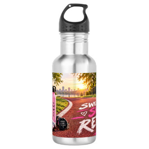 Botella de agua para fitness Sudar Dormir Repetir