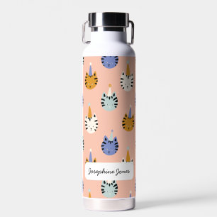 Botella de agua para gatos Fiesta para niños perso