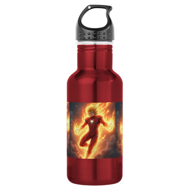 Botella de agua para héroe de anime (Anverso)