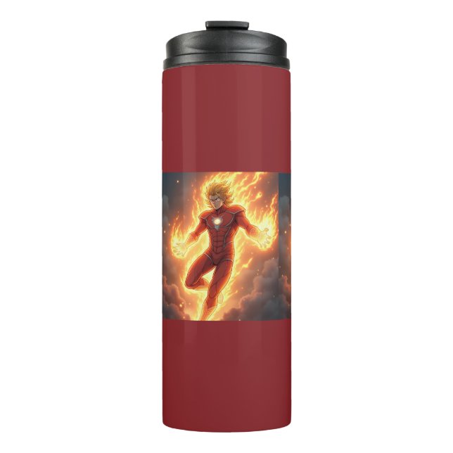Botella de agua para héroe de anime (Anverso)