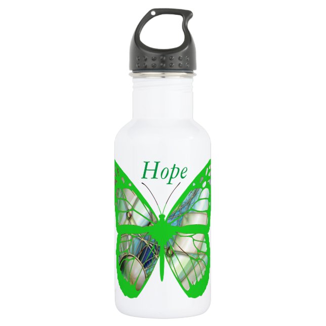 Botella de agua para la concienciación sobre la en (Anverso)