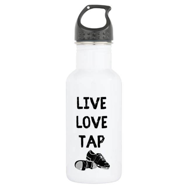 Botella De Agua Para los bailarines, viva Love Tap (Anverso)