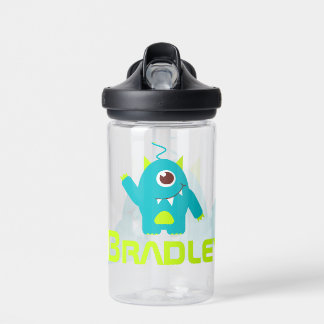 Botella de agua para niños con divertido alienígen
