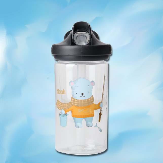 Botella de agua para niños con oso polar (Subido por el creador)