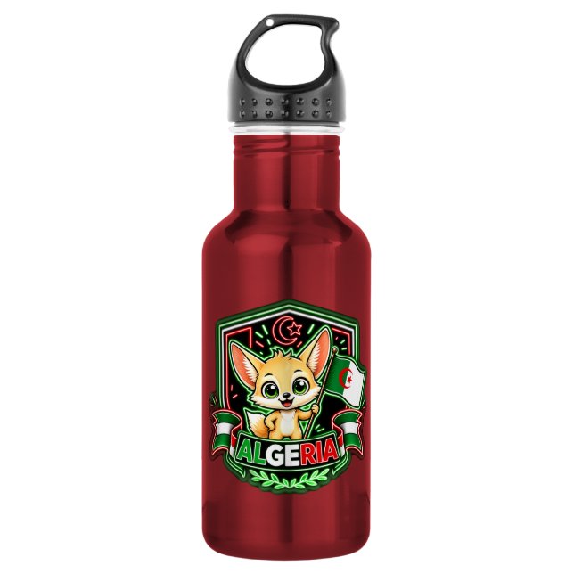 Botella de agua para niños de Argelia (Anverso)