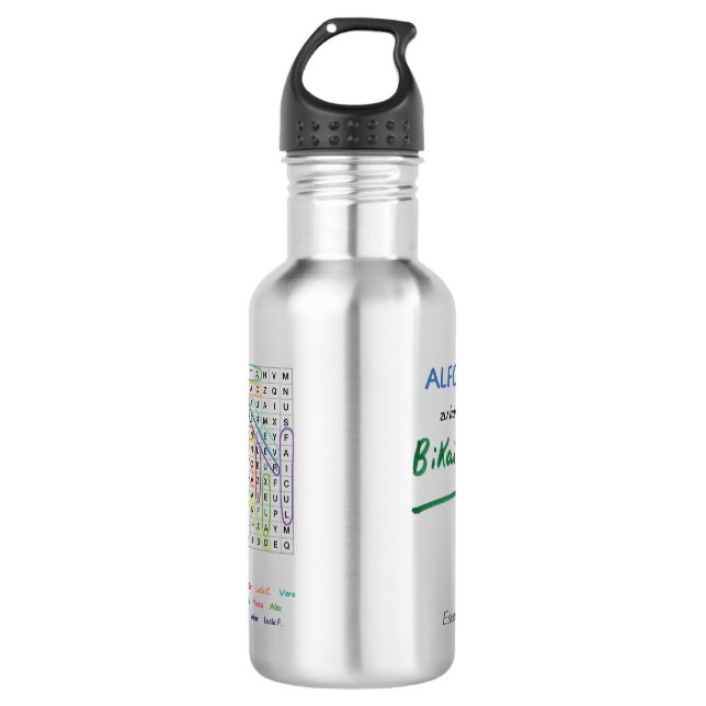 Botella de agua para regalar a PROFESORES (Anverso)
