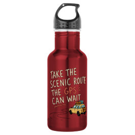 Botella de agua para viaje: Toma la ruta escénica