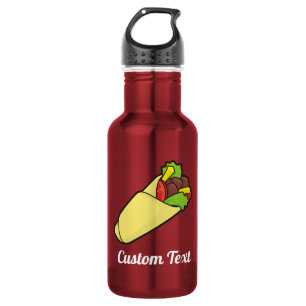 Botella de agua para wrap de sandwich de tortilla