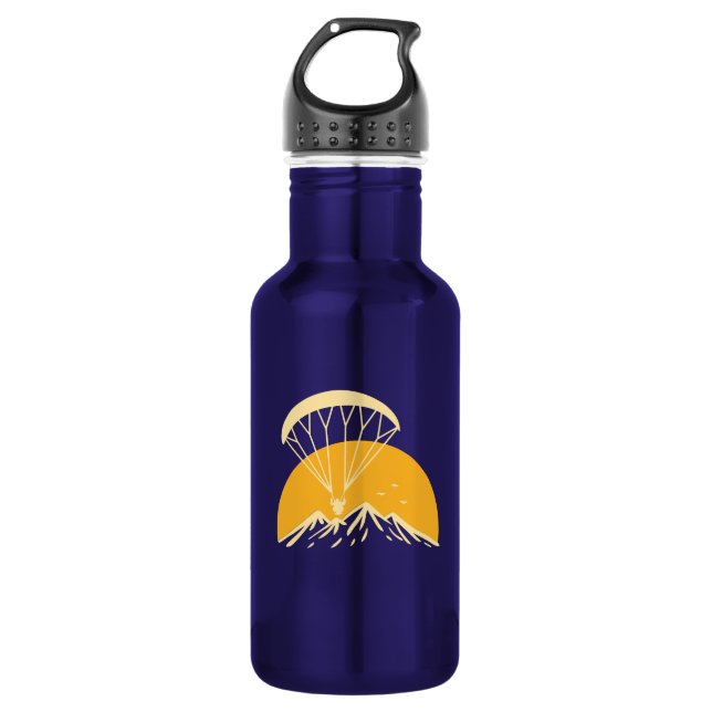 Botella De Agua Paramotor retro (Anverso)