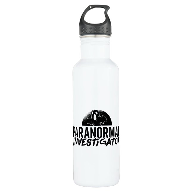 Botella De Agua Paranormal Investigator Ghost Hunter Ghost Hunting (Anverso)