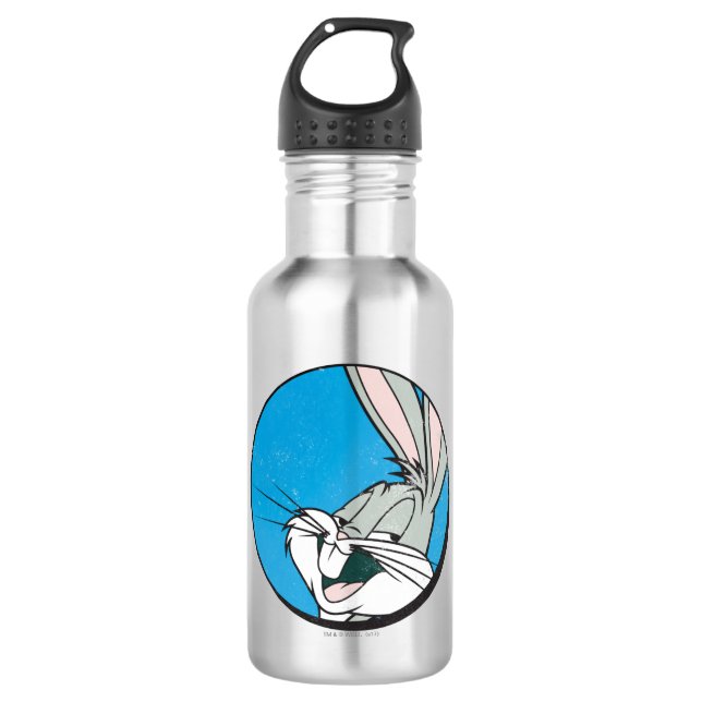 Botella De Agua Parche azul retro BUGS BUNNY™ (Anverso)