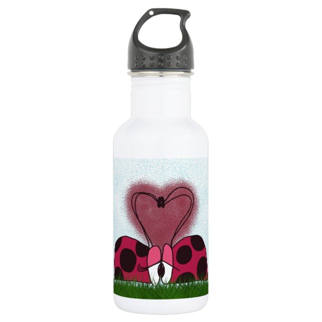 Botella De Agua Pareja de Buitre (Anverso)