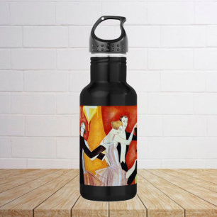 Botella De Agua Parejas de baile Art Déco Salón de baile de los añ