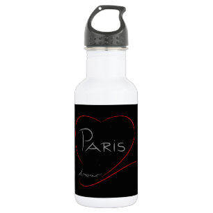 Botella De Agua PARIS Amour (corazón)