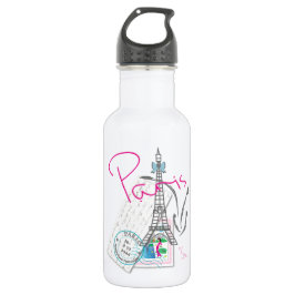 Botella De Agua París con amor