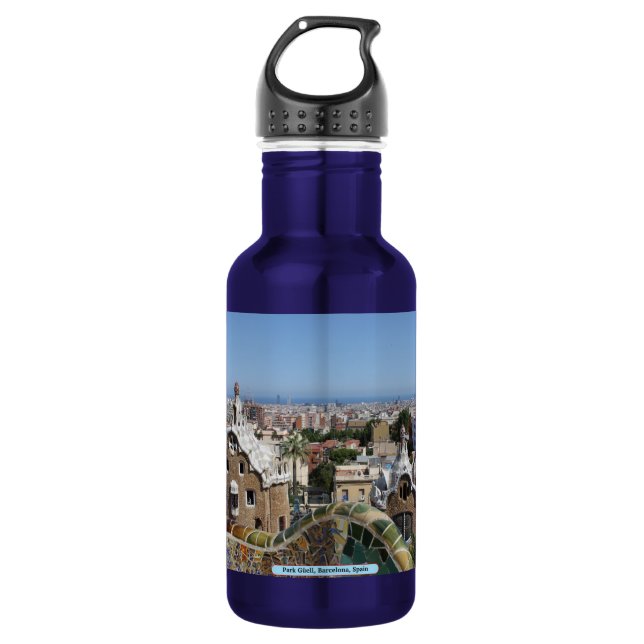Botella De Agua Park Güell, Barcelona, España (Anverso)