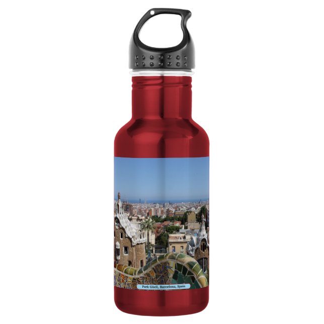 Botella De Agua Park Güell, Barcelona, España (Anverso)