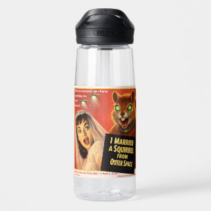 Botella De Agua Parodia de Ardilla del Espacio Exterior
