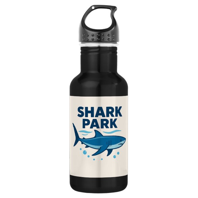 Botella De Agua parque de tiburones (Anverso)