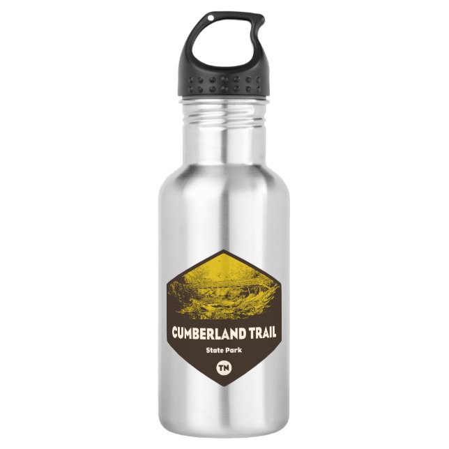 Botella De Agua Parque Estatal Cumberland Trail Tennessee (Anverso)